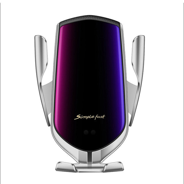 Automatic Clamping Wireless Car Charging Mount For iPhones