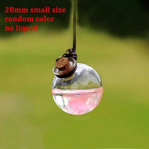50% OFF  Car Air Freshener Flower Bottle Perfume Pendant*