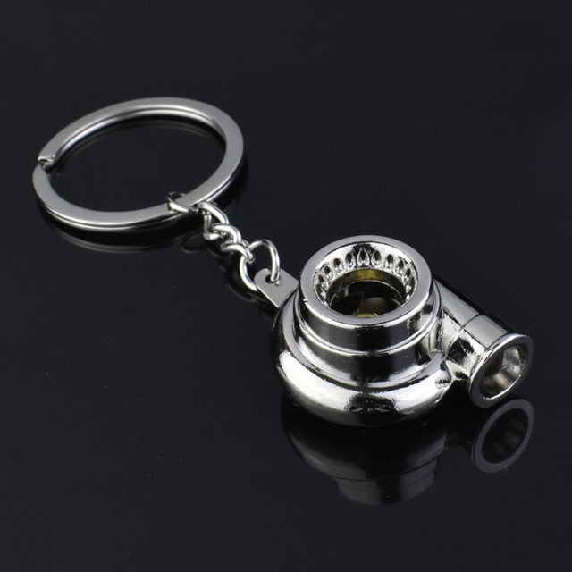 Spinning Turbo Keychain Stylish Accessory