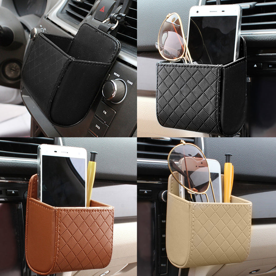 Car Leather Organizer Hanging Box