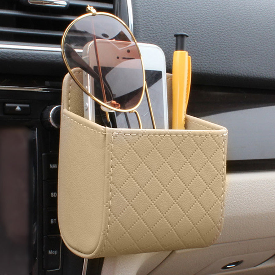 Car Leather Organizer Hanging Box