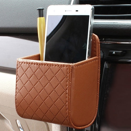 Car Leather Organizer Hanging Box