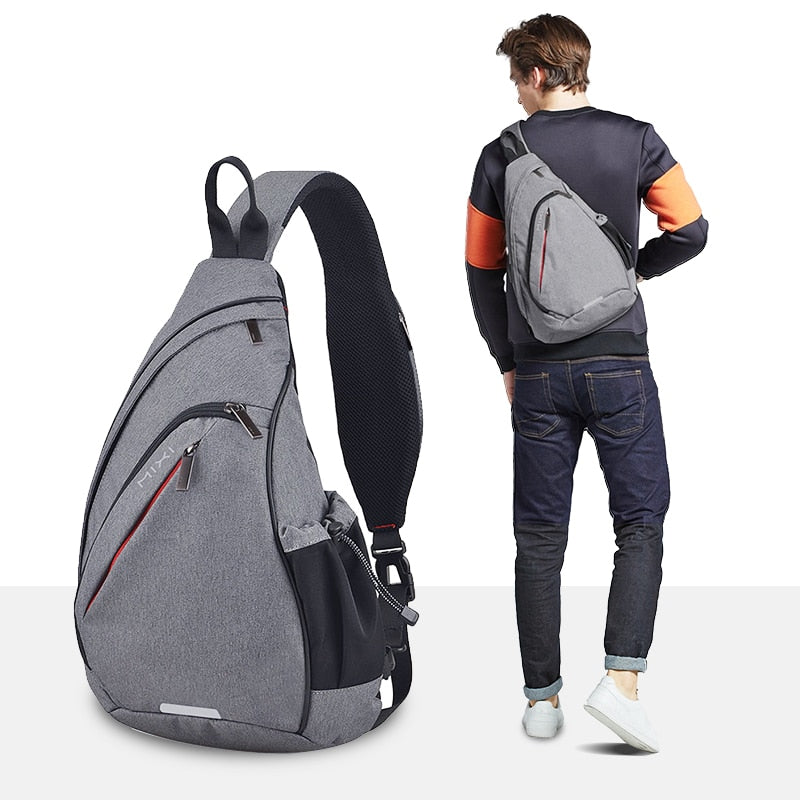Unisex One Shoulder Crossbody Backpack