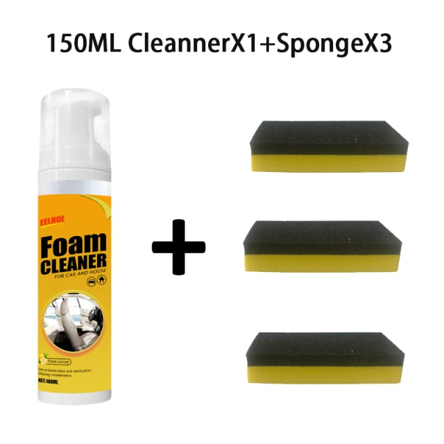 150ml Home n Car Multi-purpose Cleaning Spray n Sponge